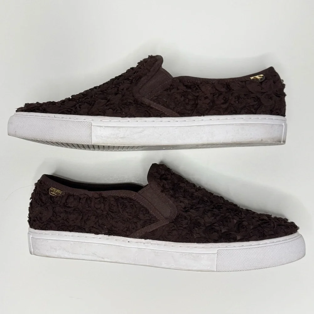 Tory Burch Textured Slip-On Sneakers